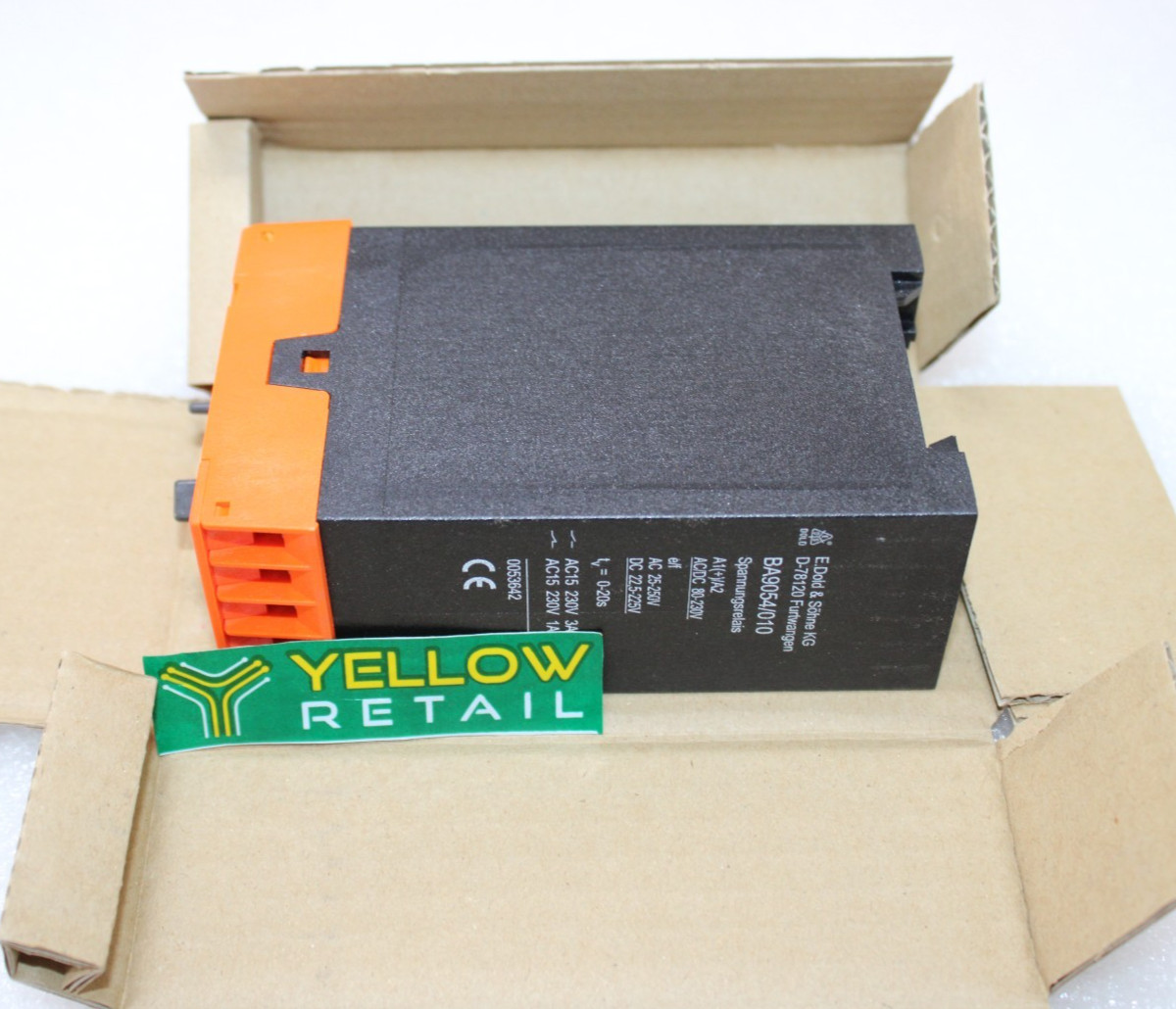 E.DOLD BA9054/010 VOLTAGE RELAY AC15 230V 31. AC15 230V 0053642 A1(+)/A2 AC/DC