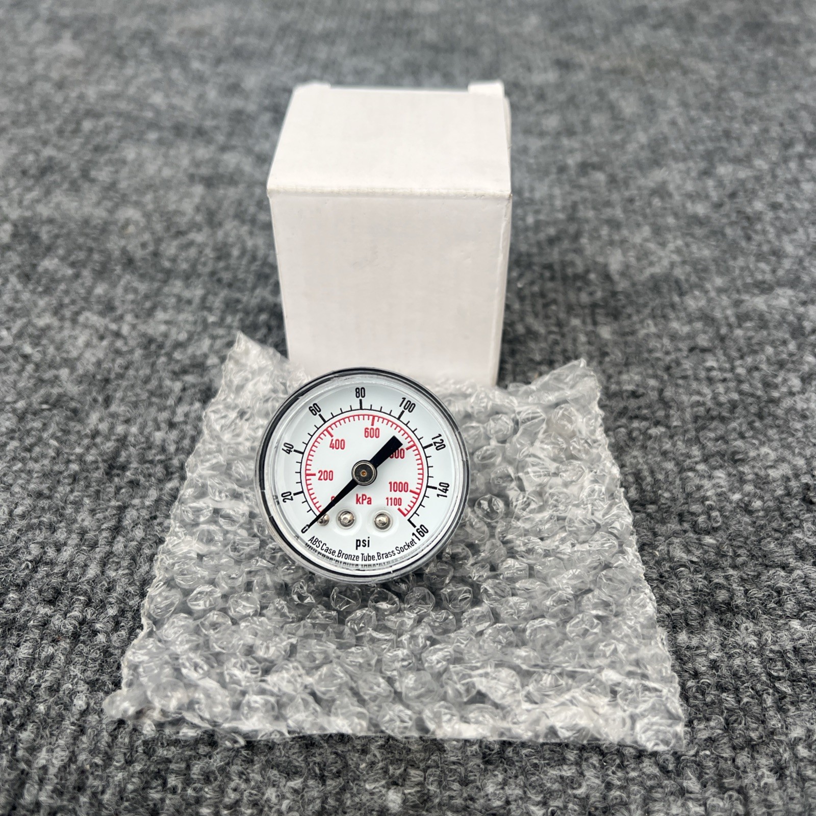 Grainger 4FLZ8B Pressure Gauge 0- 160 psi 1-1/2″ Dia New Other