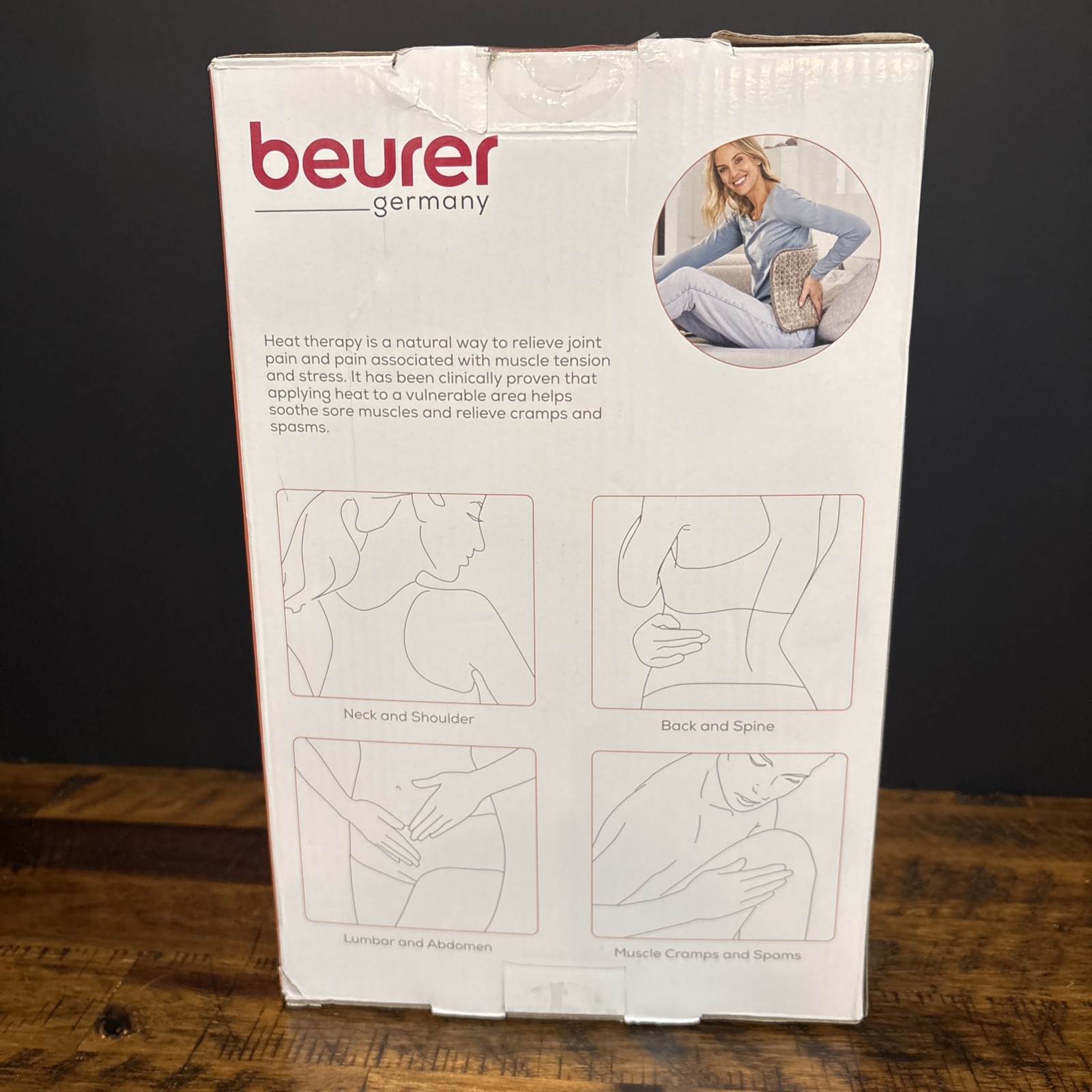 Beurer Nordic Lux XL Faux Fur Heating Pad – Light Gray