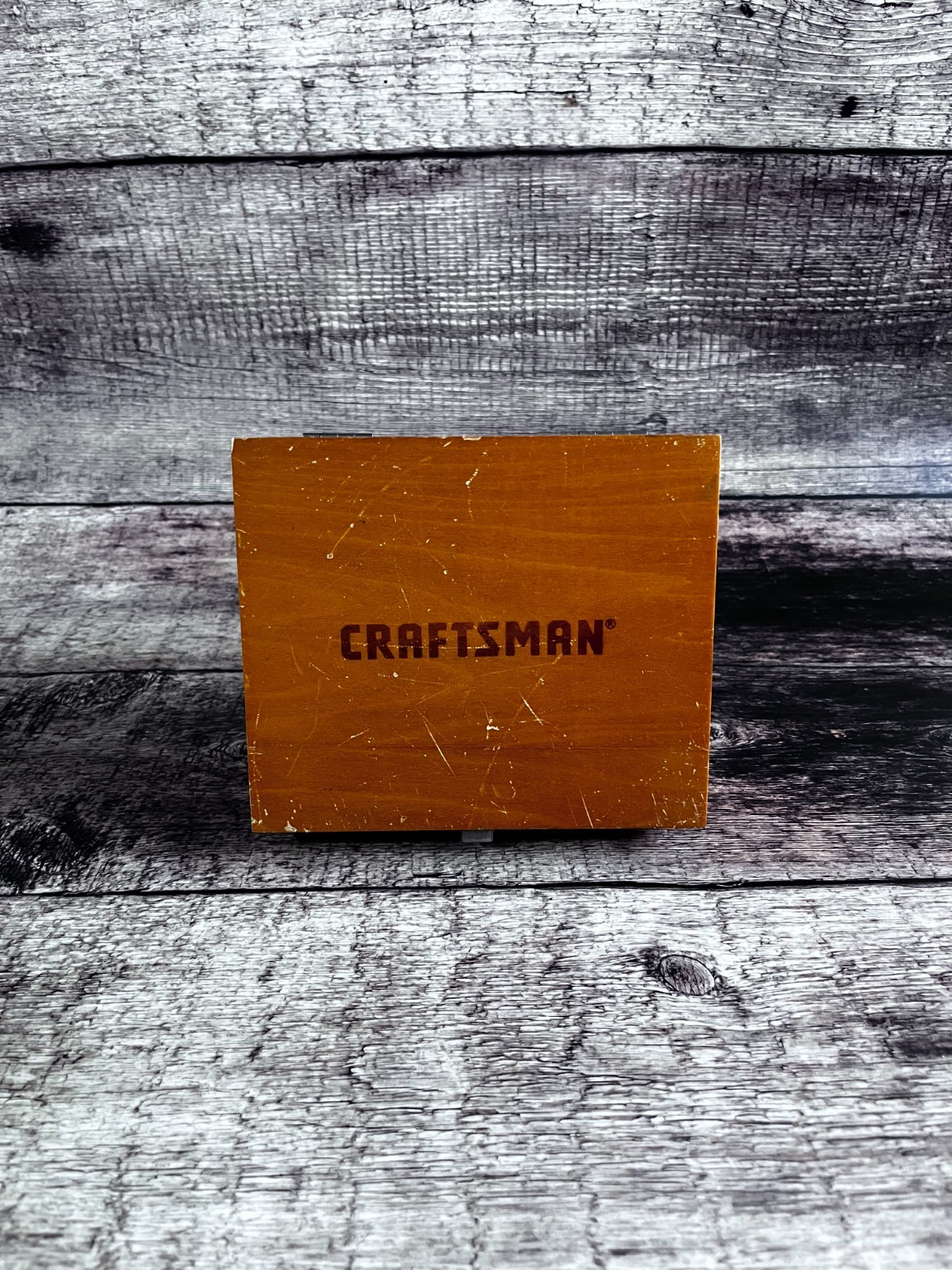 CRAFTSMAN 8 PIECE CARBIDE TIPPED ROUTER BIT SET W/ WOODEN BOX & ALLEN WRENCH