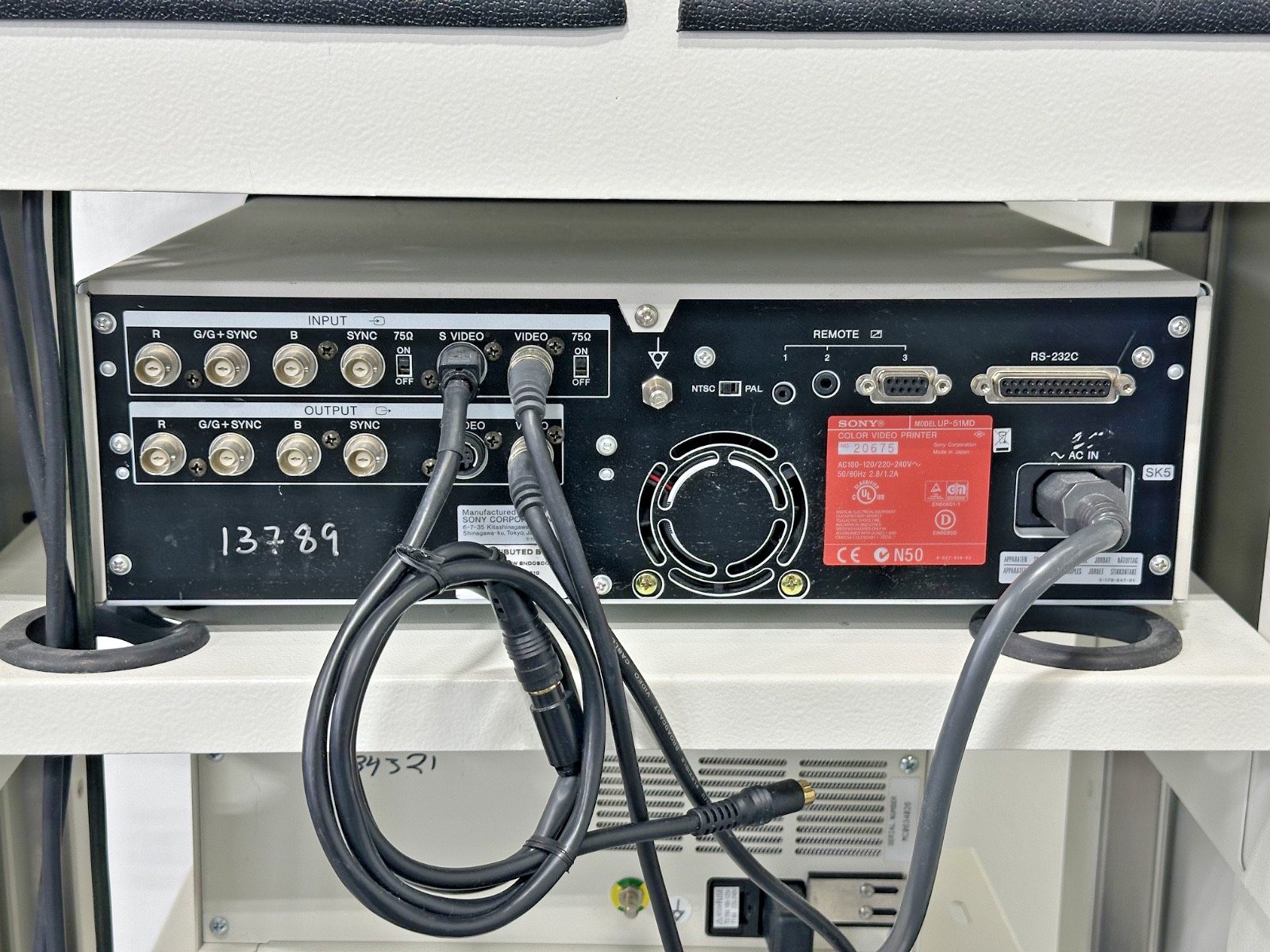 Karl Storz Xenon Nova 175 Telecam DX II Endoscopy Tower Cart Sony UP-51MD