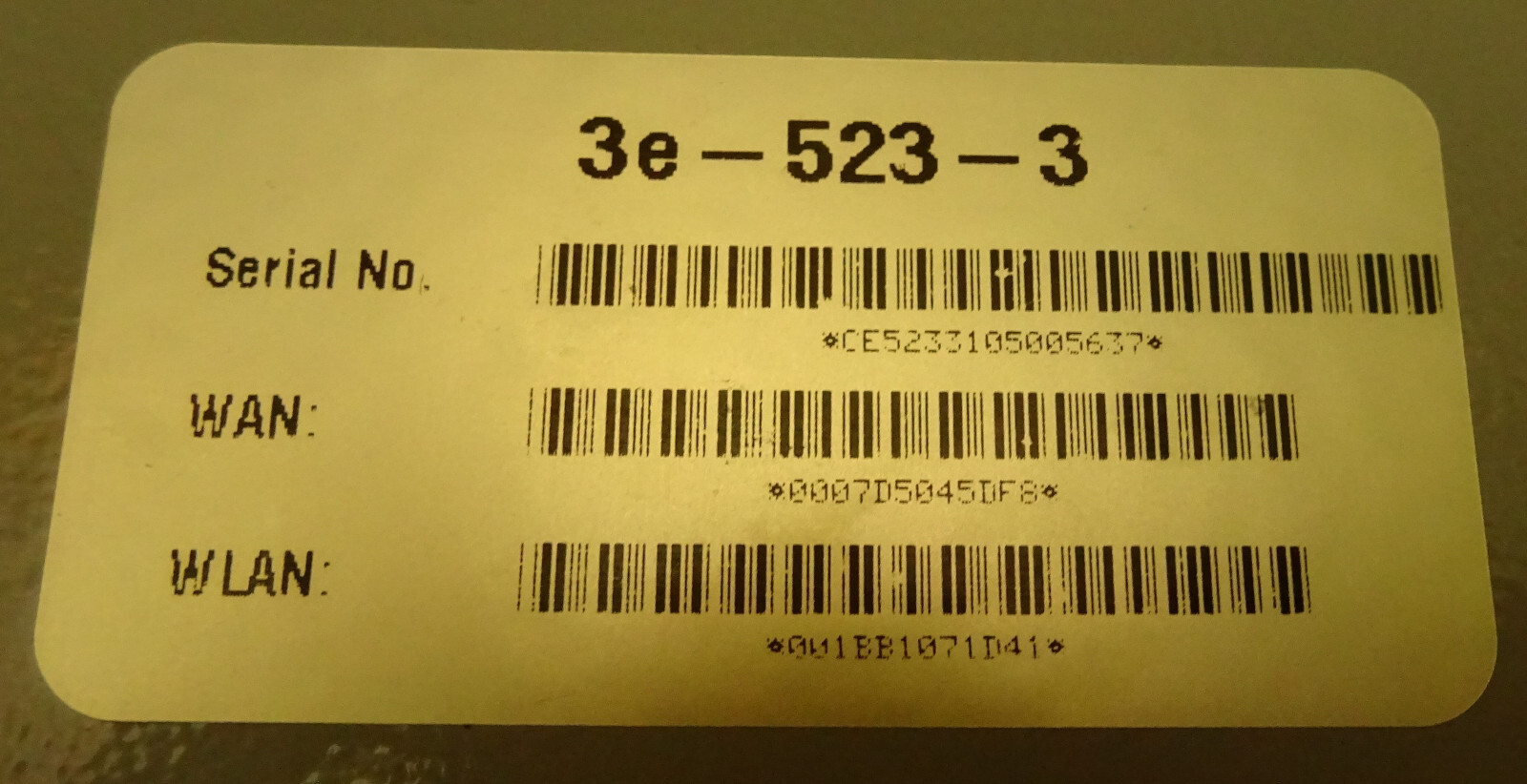 Technologies International 3e-523-3 AirGuard WiMesh End Point I.D. Systems NEW