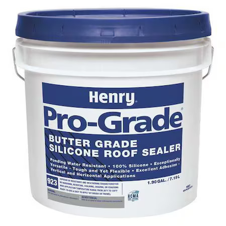 Henry Pg923w120 Roofing Sealant, 1.9 Gal, Pail, White