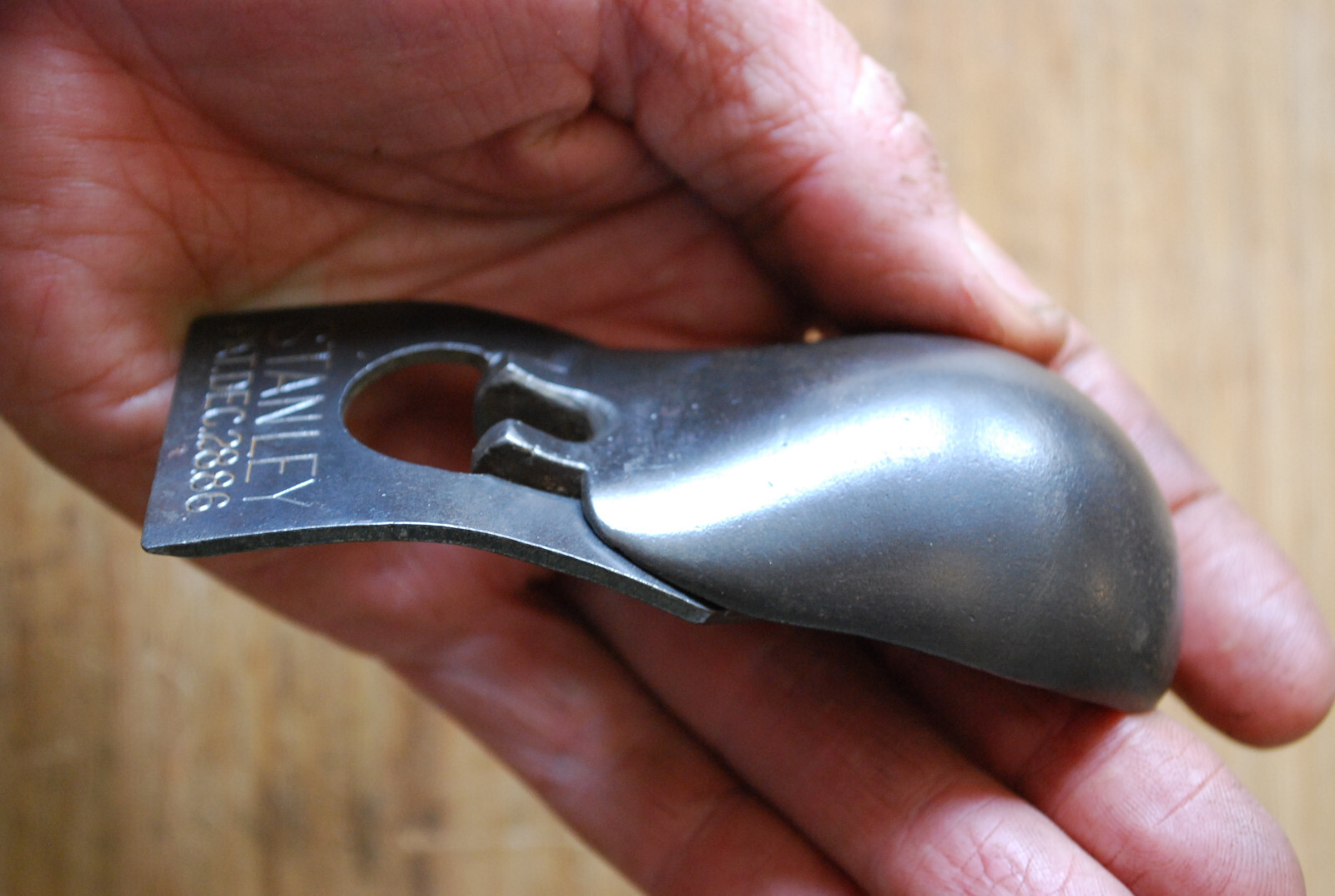 Antique Stanley Block Plane Lever Cap Pat Dec 28-86