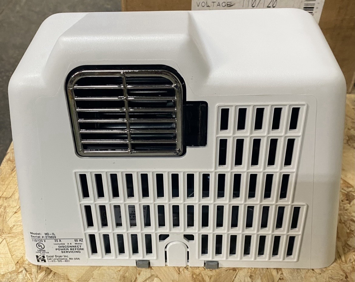 Excel Dryer HO-IC Hand Dryer 110/120v 20A 60Hz New Open Box Ships Fast