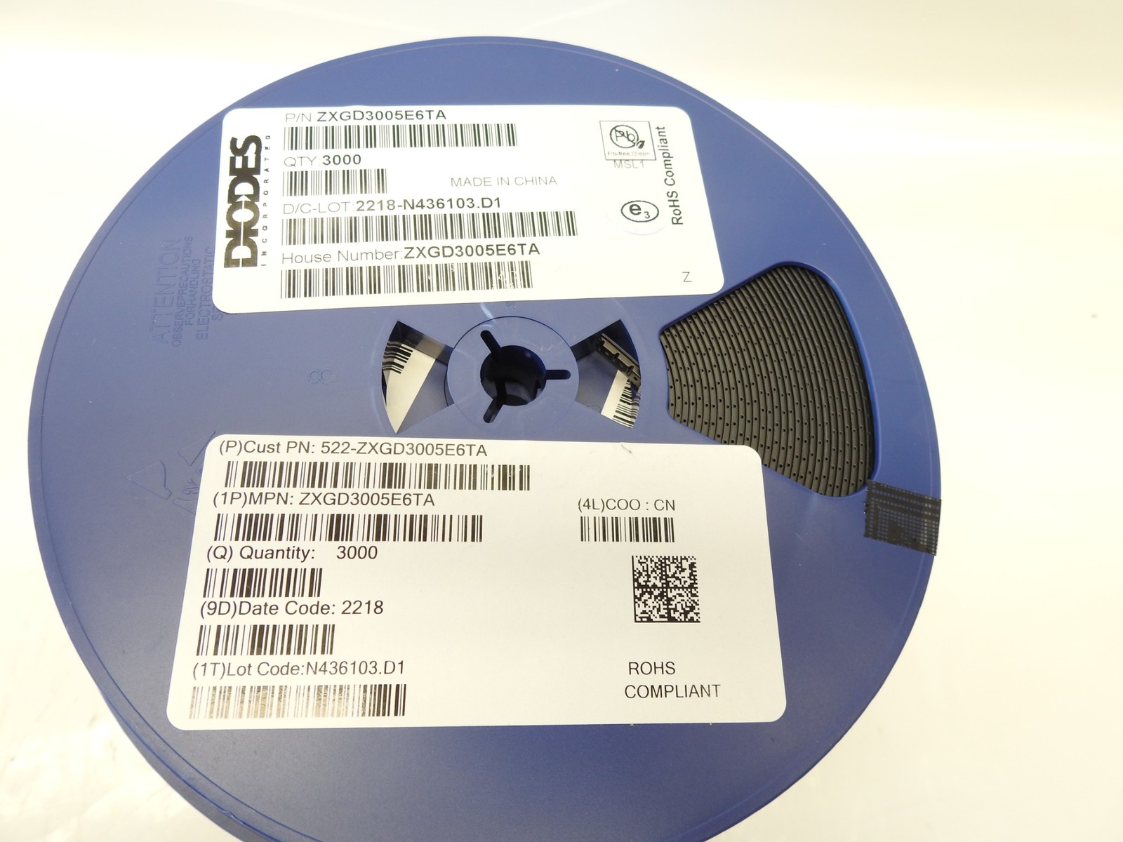 33,000 Pieces Mouser Electronics 522-ZXGD3005E6TA Gate Drivers 10A GATE DRIVER 2