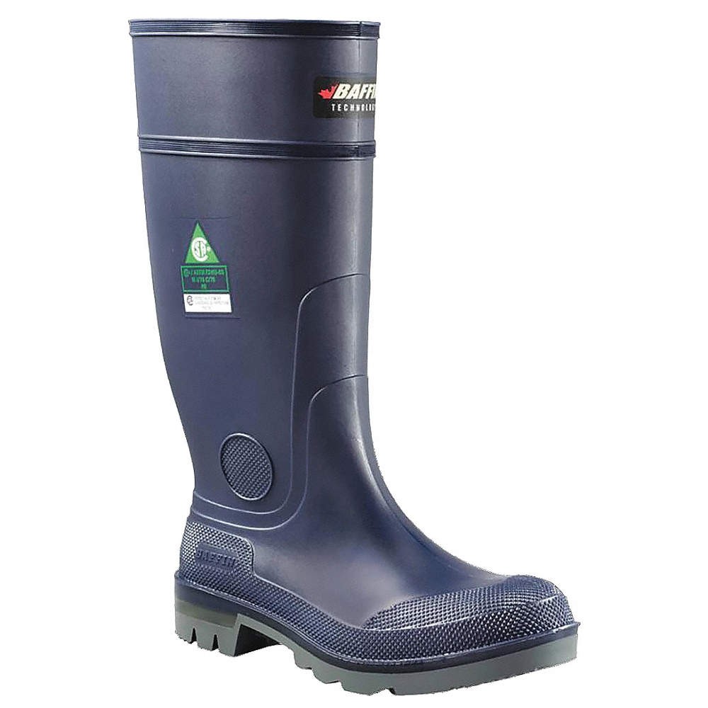 BAFFIN 96770000 Rubber Boot,Men’s,12,Knee,Blue,PR 21A223