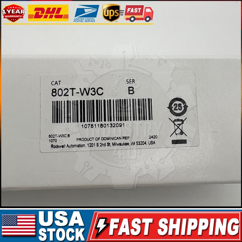 802T-W3C New Allen-Bradley Rod Lever 802T Limit Switch Levers in Stock 802TW3C