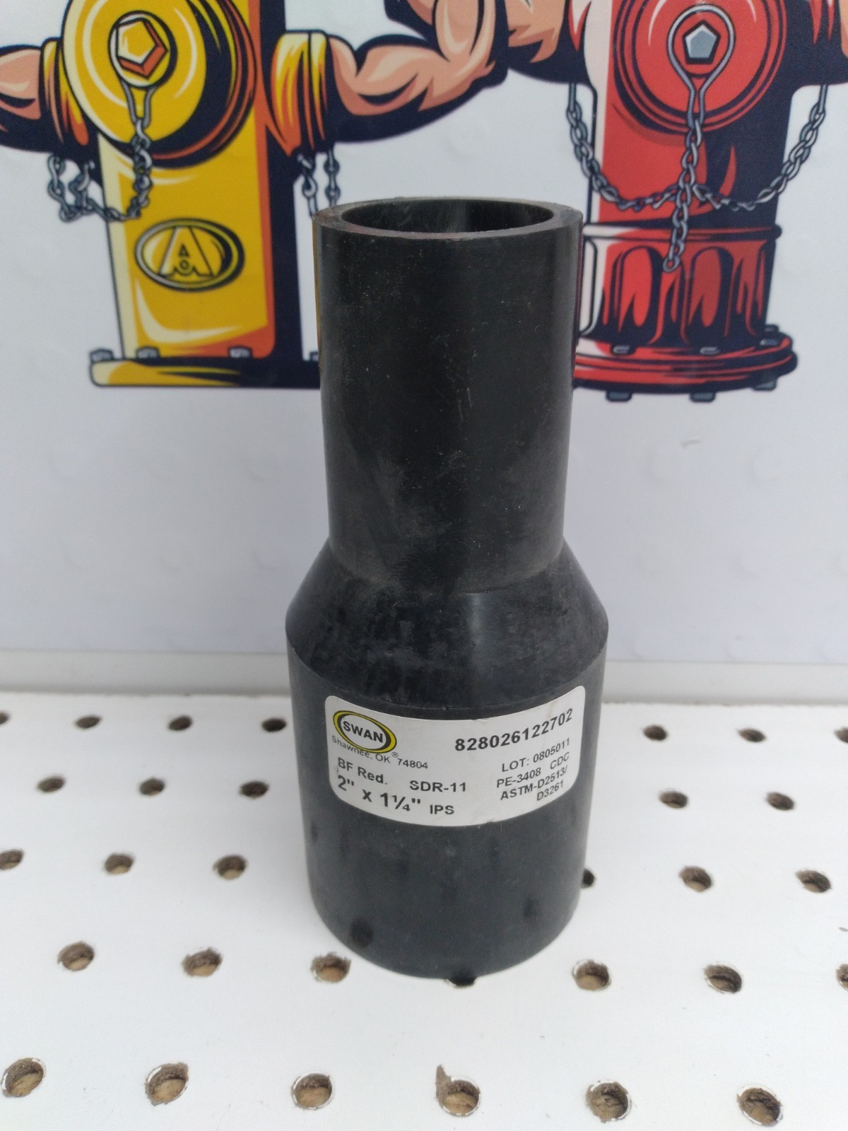 Swan BF Red SDR-11 – 2″ x 1 1/4″ IPS Reducer – NOS