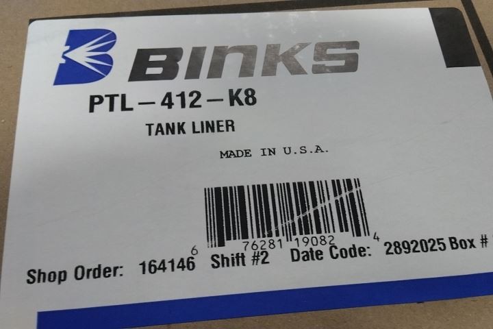 Binks PTL-412-K8 8 Pk 11.8 Gal Capacity 18-5/8 In Overall H Paint Tank Liner