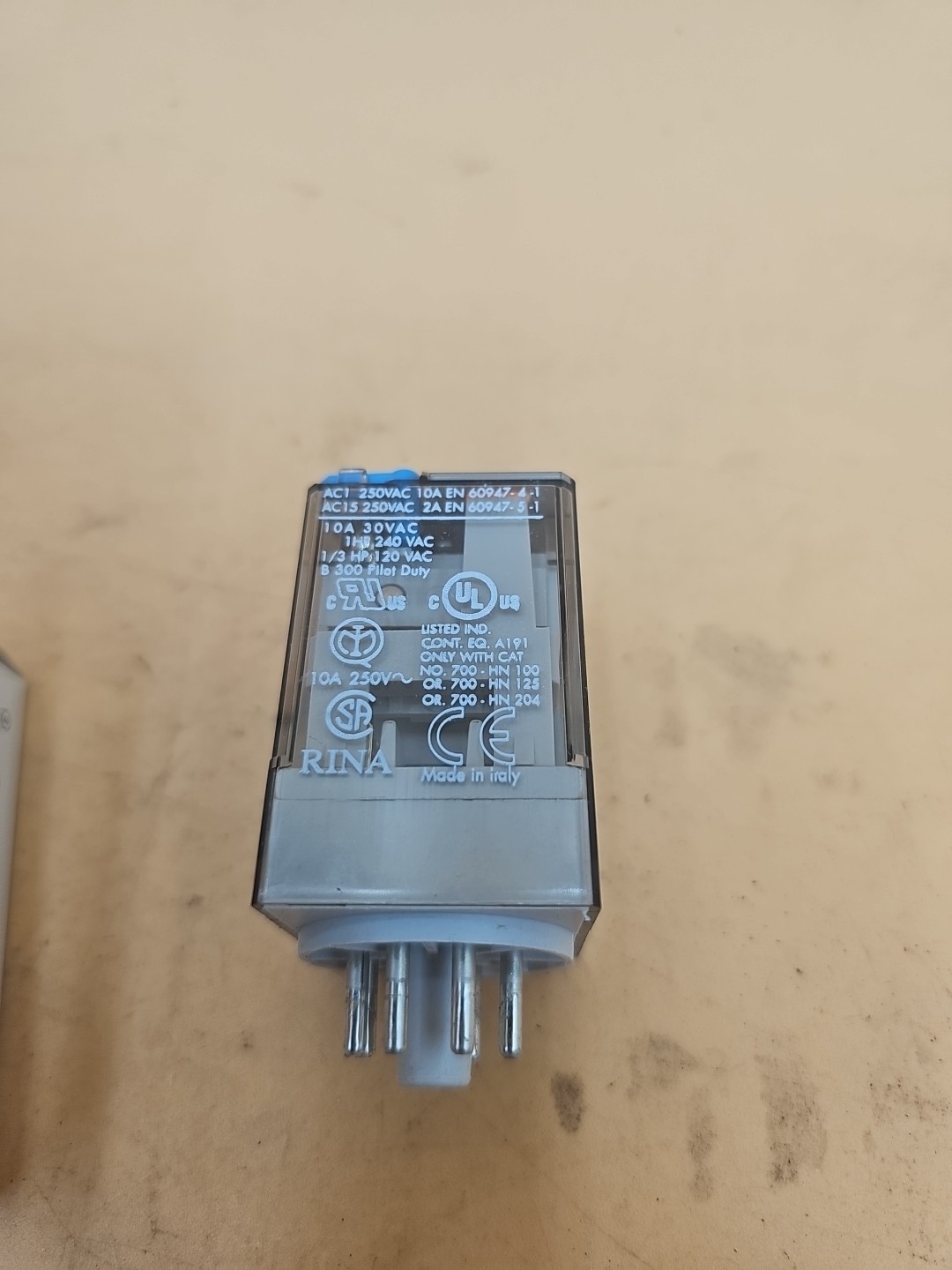 Allen Bradley 700-HA32Z24-3-4 Ser D Relay. 10 Amp 24V