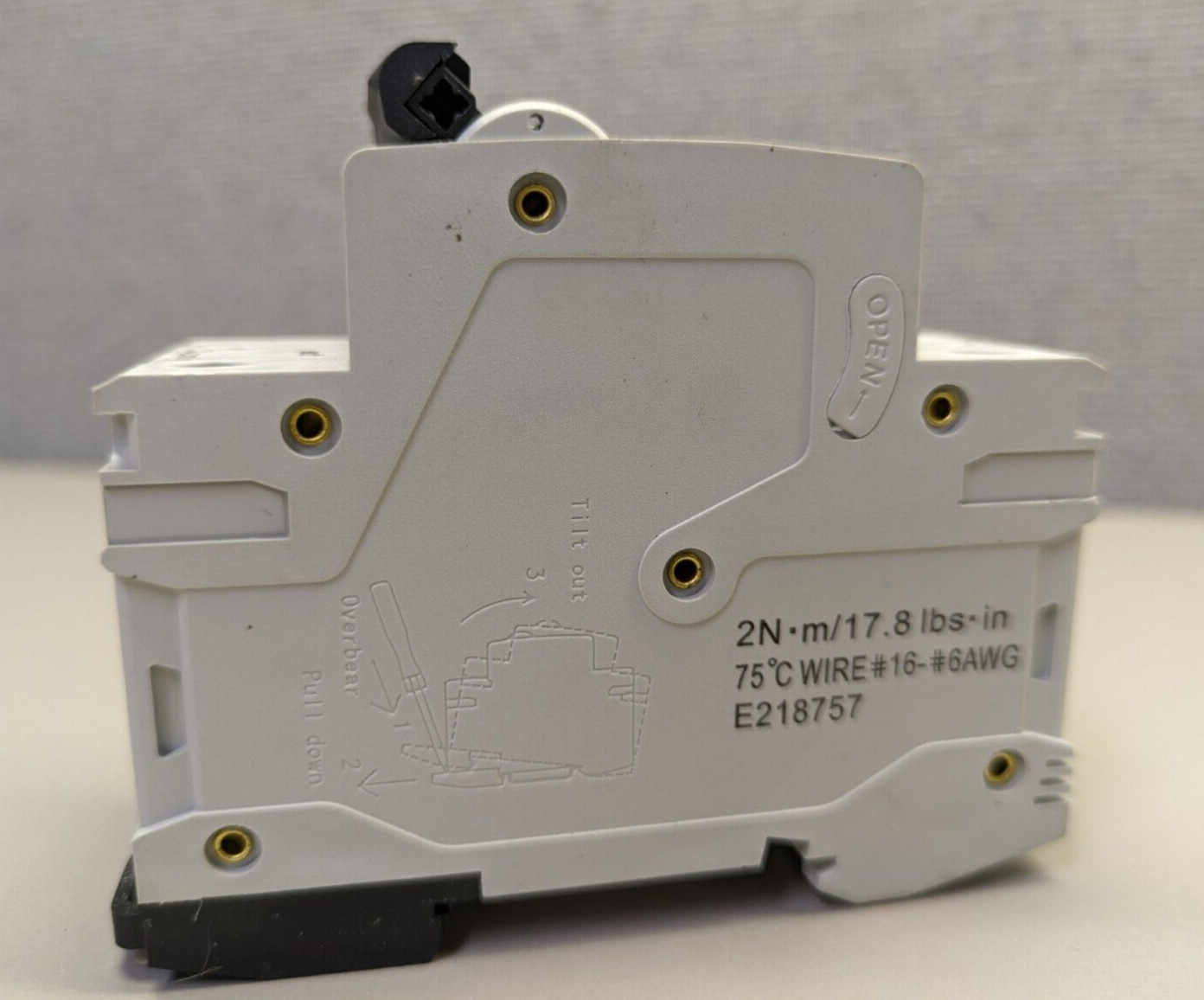 Carlo Gavazzi GSB632PD1 Supplementary Circuit Protector UL1077 2-pole 1Amp