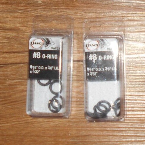 Danco Two Packs Of 10 Each 9/16 X 3/8 x 3/32 O-Ring’s