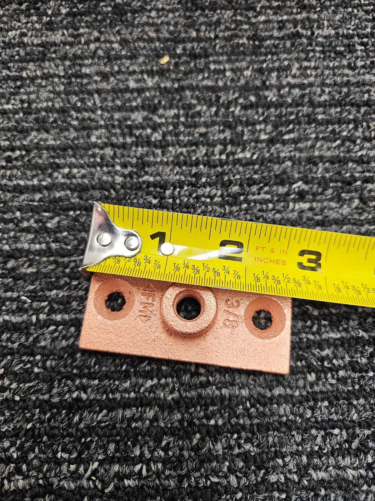 (QTY 5) 3/8 Inches Copper Pipe Support Ceiling Plate fits Oatey