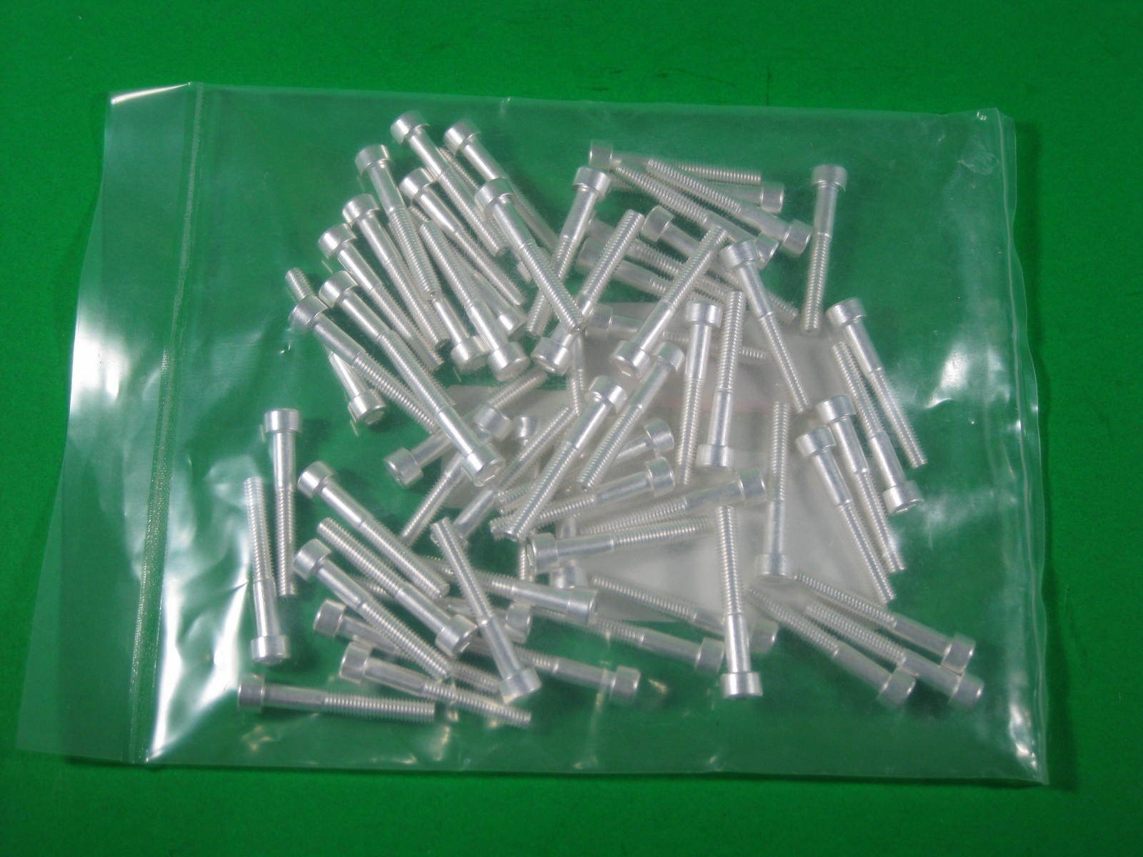 Redi Vac Vented Screw SS Silver Plated — M5 0.8×35 mm — (Lot of 65) New