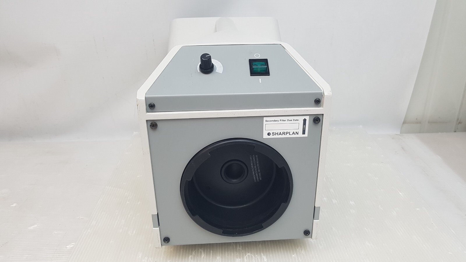 Sharplan 100 Xplume Smoke evacuator w/ Pneumatic Air Foot switch.