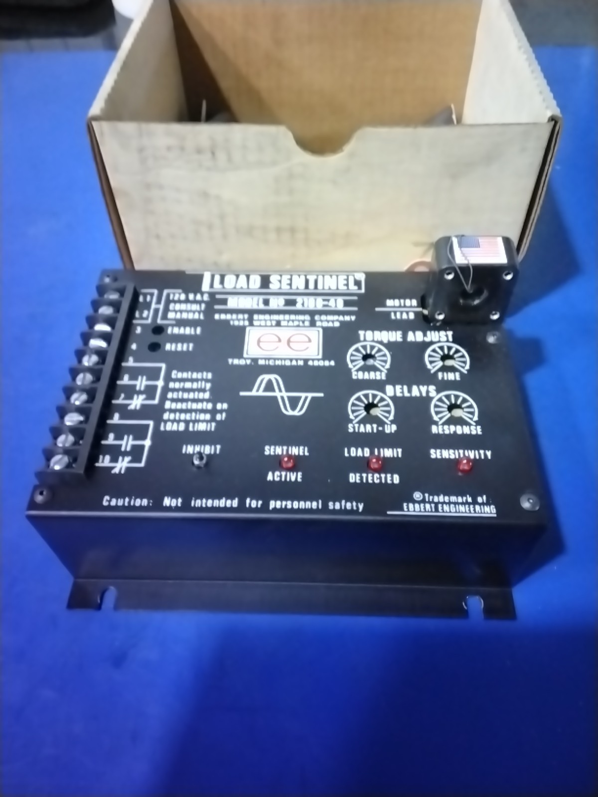 Ebbert Engineering 2100-40 Load Sentinel Motor Load Monitor Controller