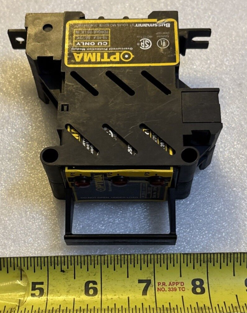 Bussman Optima Overcurrent Protection Module with OPM-CC 200KA 30A 600V