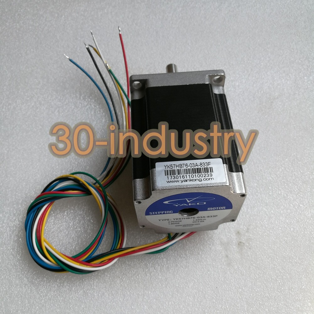 1PCS New YK57HB76-03A-833F Stepping Motor 2-Phase 1.35N. m 1.8DGE DC3.0A 6Pin