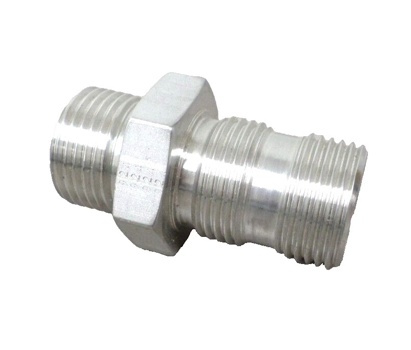 MS21 Stainless Steel Bulkhead Union -12 All Ends -12 Center MS21924K12