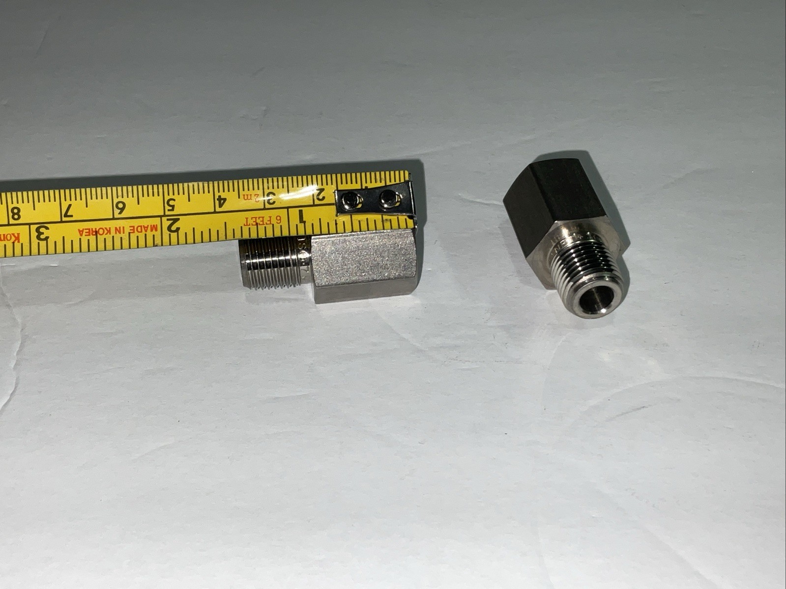 1-Swagelok Cajon SS-4-AG-4 1/4” Female NPt X 1/4” Male NPT A=1.45”