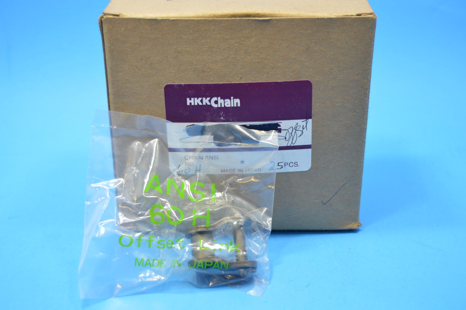 NEW LOT OF 7, HKK CHAIN, 80-2, CONNECTING LINKS, NEW IN BOX