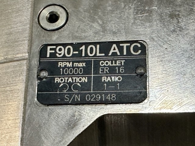 Gerardi CAT40 ER16 Long Milling Right Angle Head – F90-10L ATC – ER 16