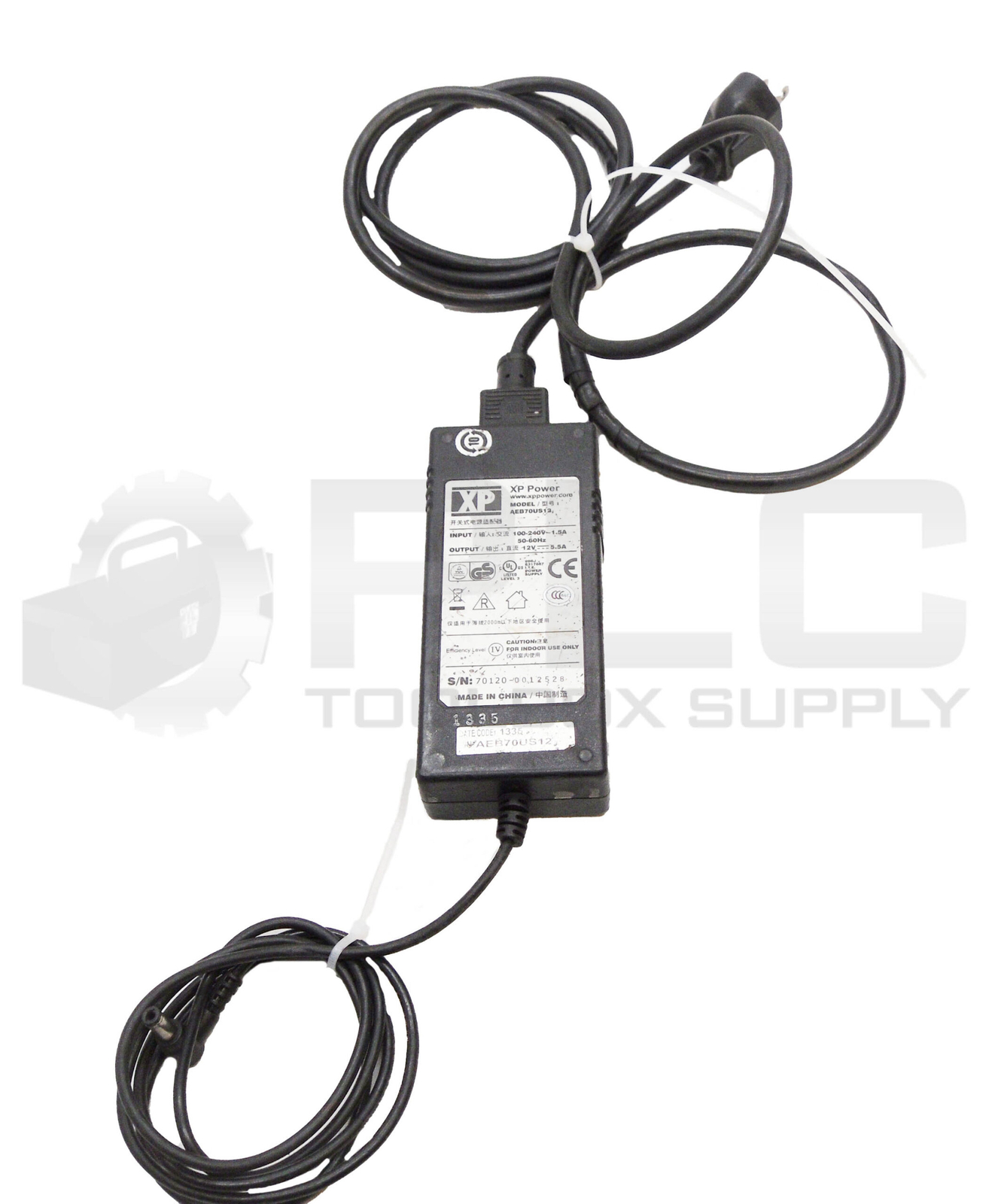 LOT OF 5 XP POWER AEB70US12 POWER SUPPLY 100-240V 1.5A 50/60HZ