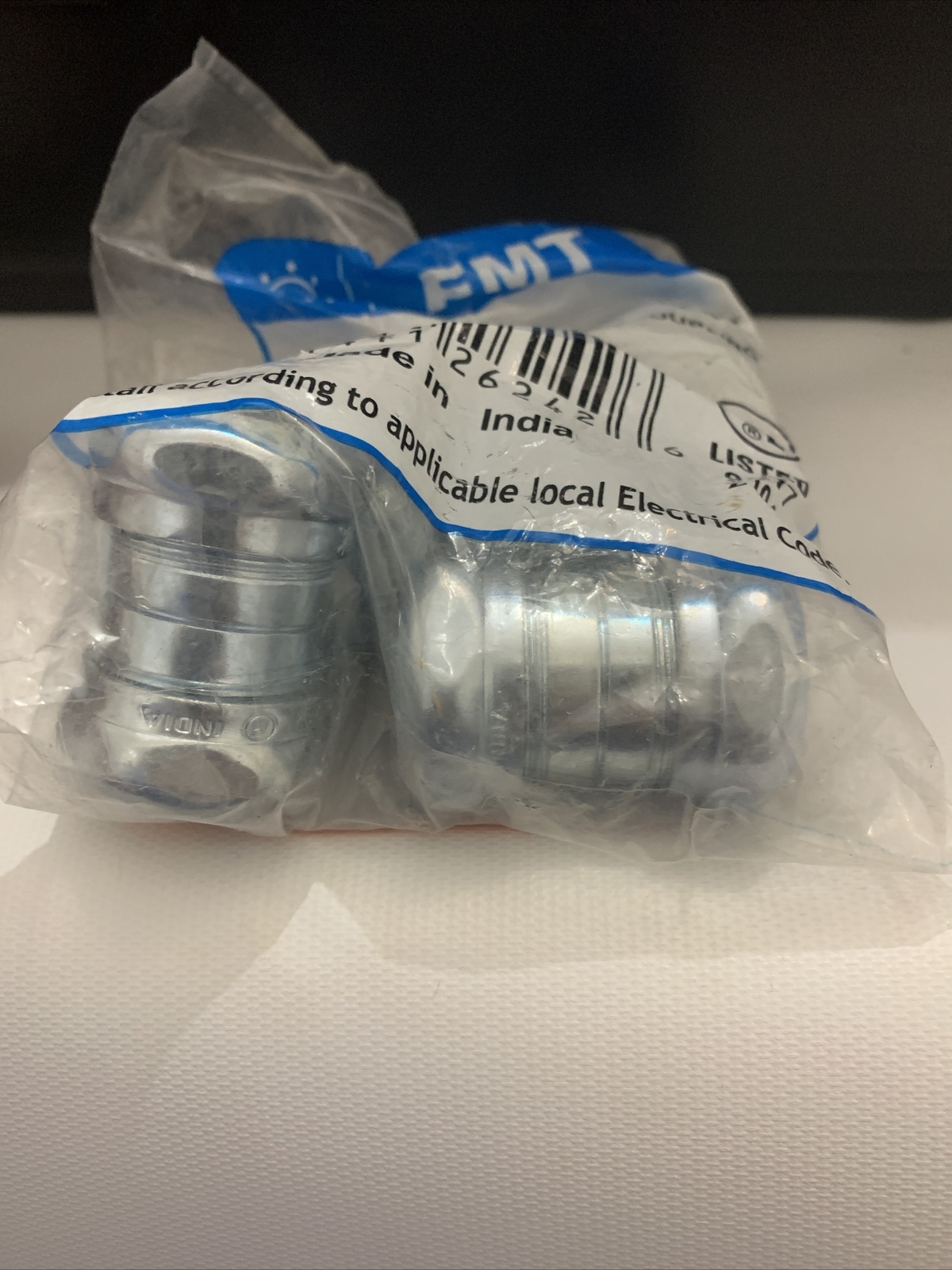 LOT OF (5) NEW OLD STOCK! HALEX EMT 3/4″ STEEL COMPRESSION COUPLINGS 26242