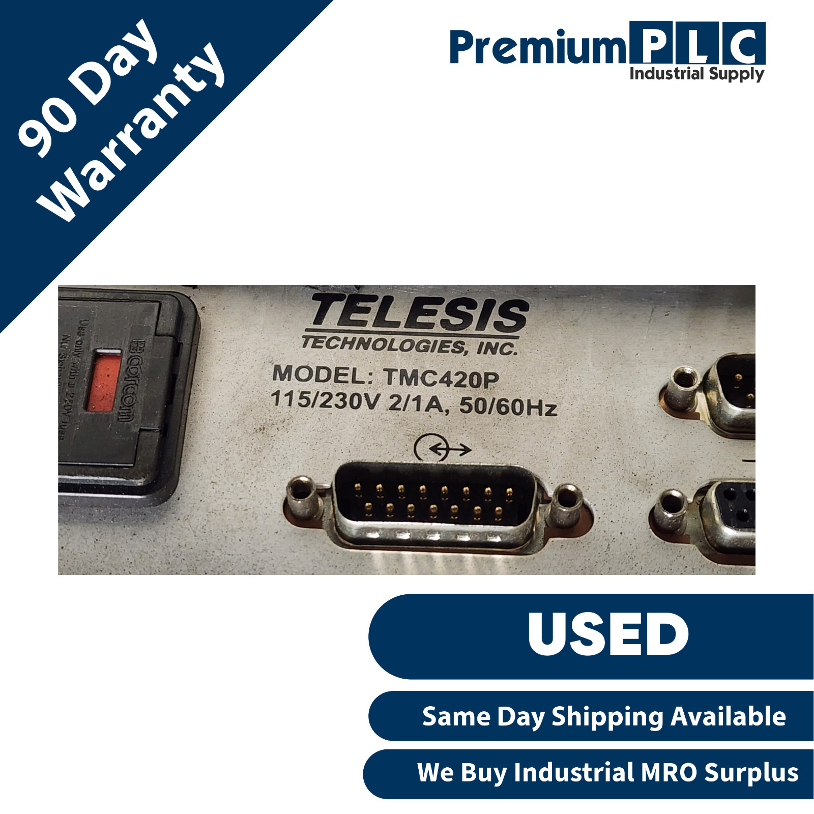 USED TELESIS TMC420P PINSTAMP MARKING SYSTEM CONTROLLER 115/230V 2/1A 50/60Hz