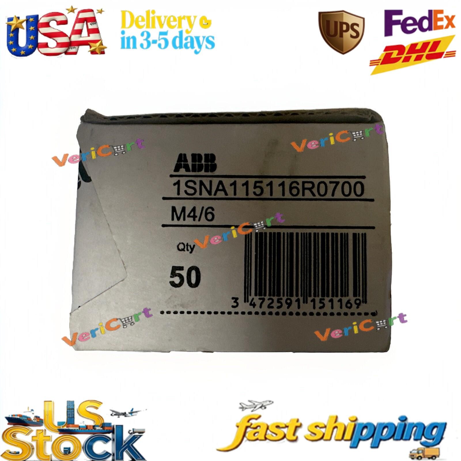 NEW Box of 50 ABB Entrelec 1SNA115116R0700