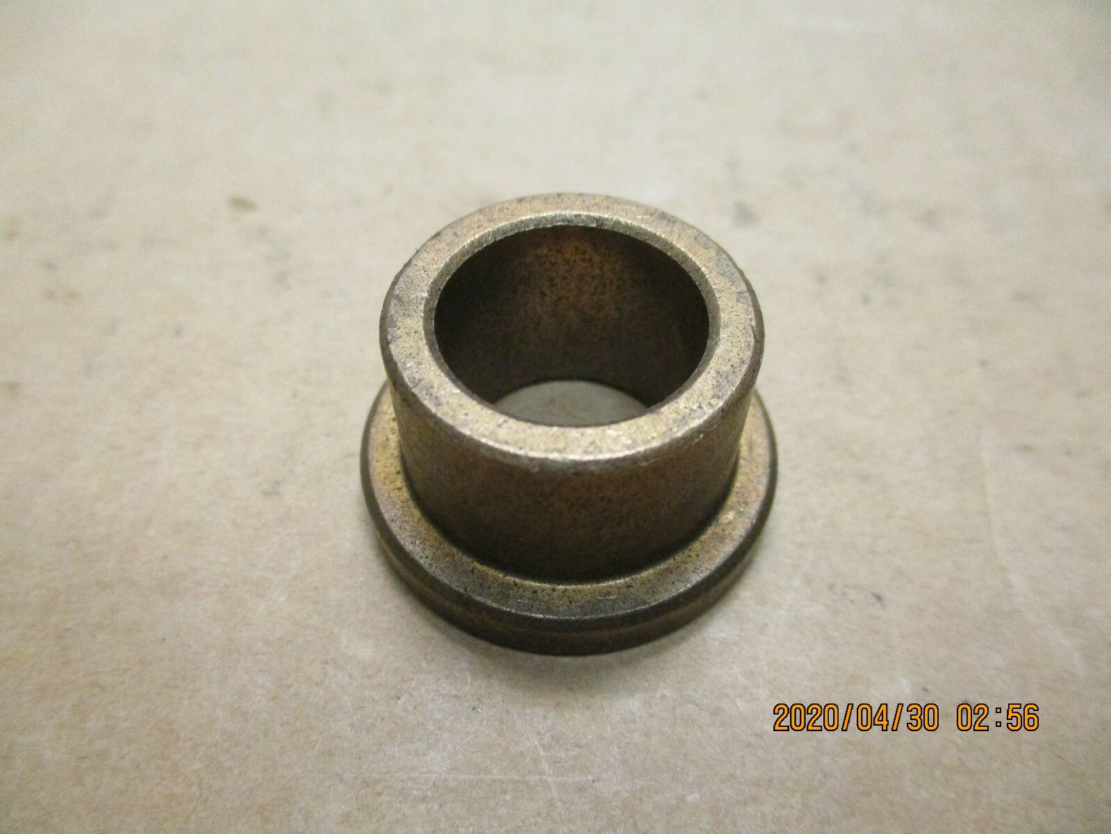 NEW OILITE FLANGED BRONZE BUSHING (FB1014-5) 5/8″ ID X 7/8″ OD X 5/8″W, LOT 4PC.