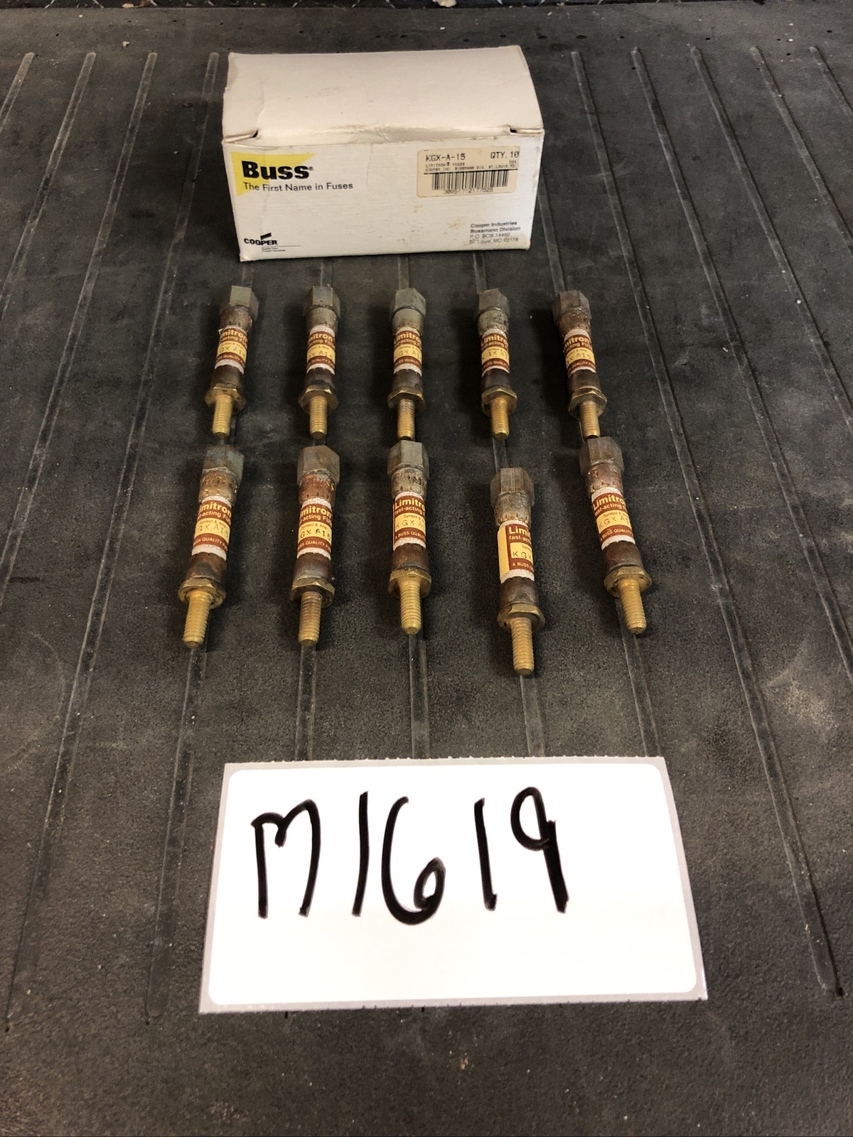 Lot Of 10 Bussmann, Limitron, KGX-A-15, Fuse Free Shipping