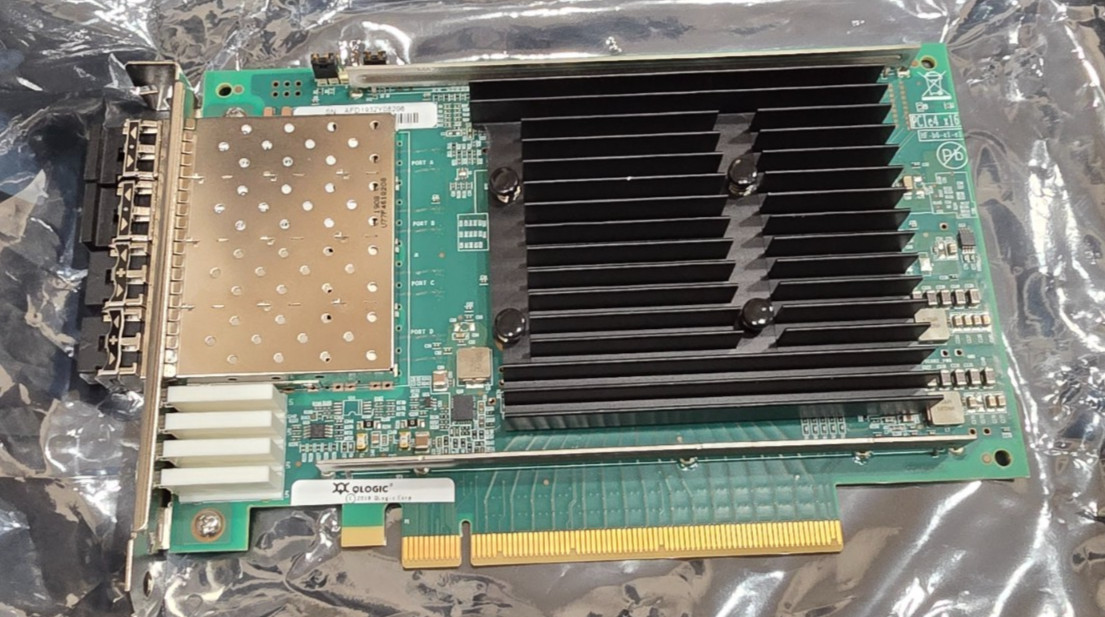QLOGIC QLE2784-SR Quad 32GB FC Host Bus Adapter with 32GB Transceivers