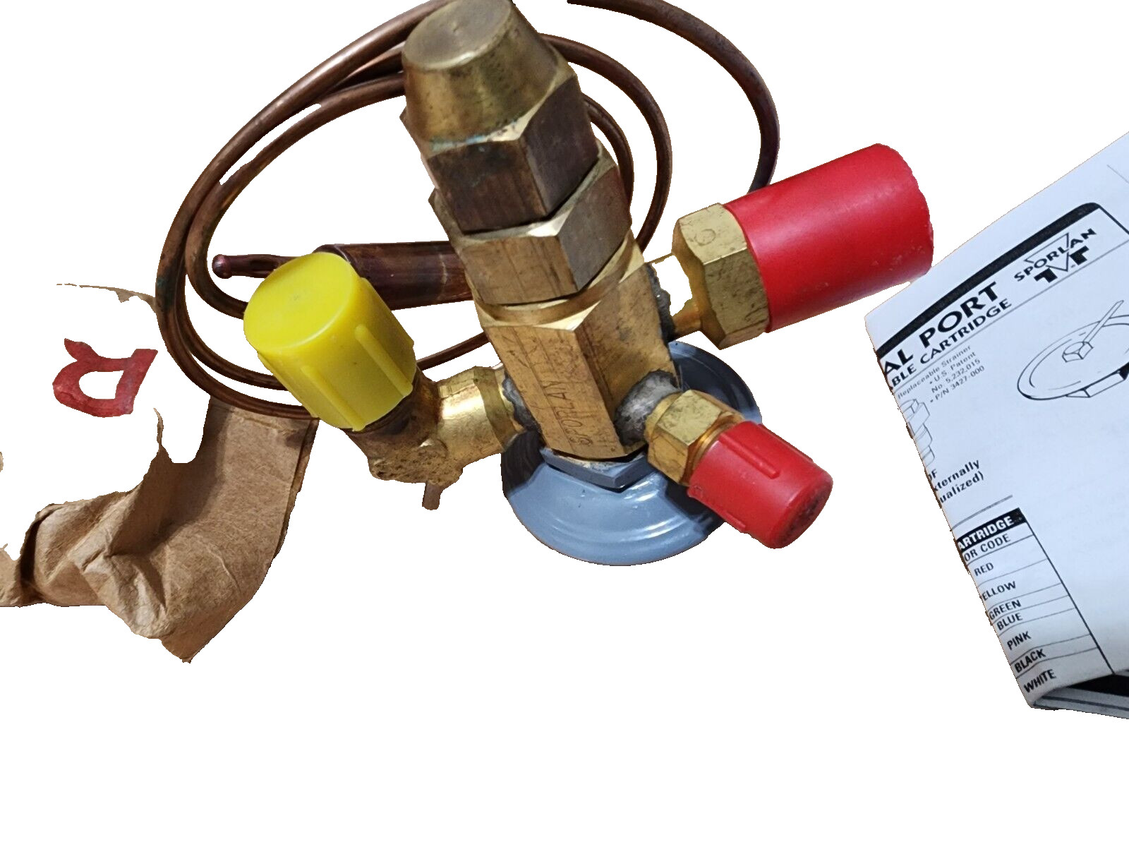 SPORLAN FVE-1/4-C / FVE1/4C EXPANSION VALVE THERMAL 1/4” X 1/2” SAE