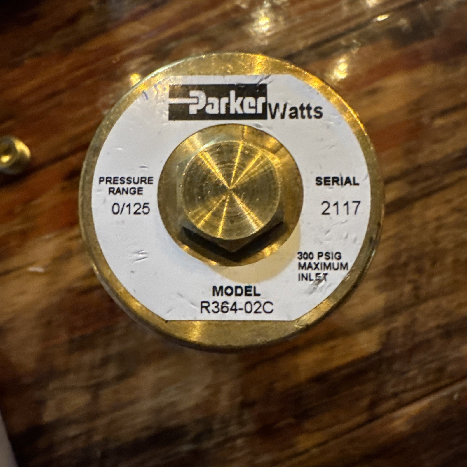 Watts R364-02C Mini Regulator 2- 1/4”Ports,2- 1/8”Gauge Ports 0-125psi,NEW-USA