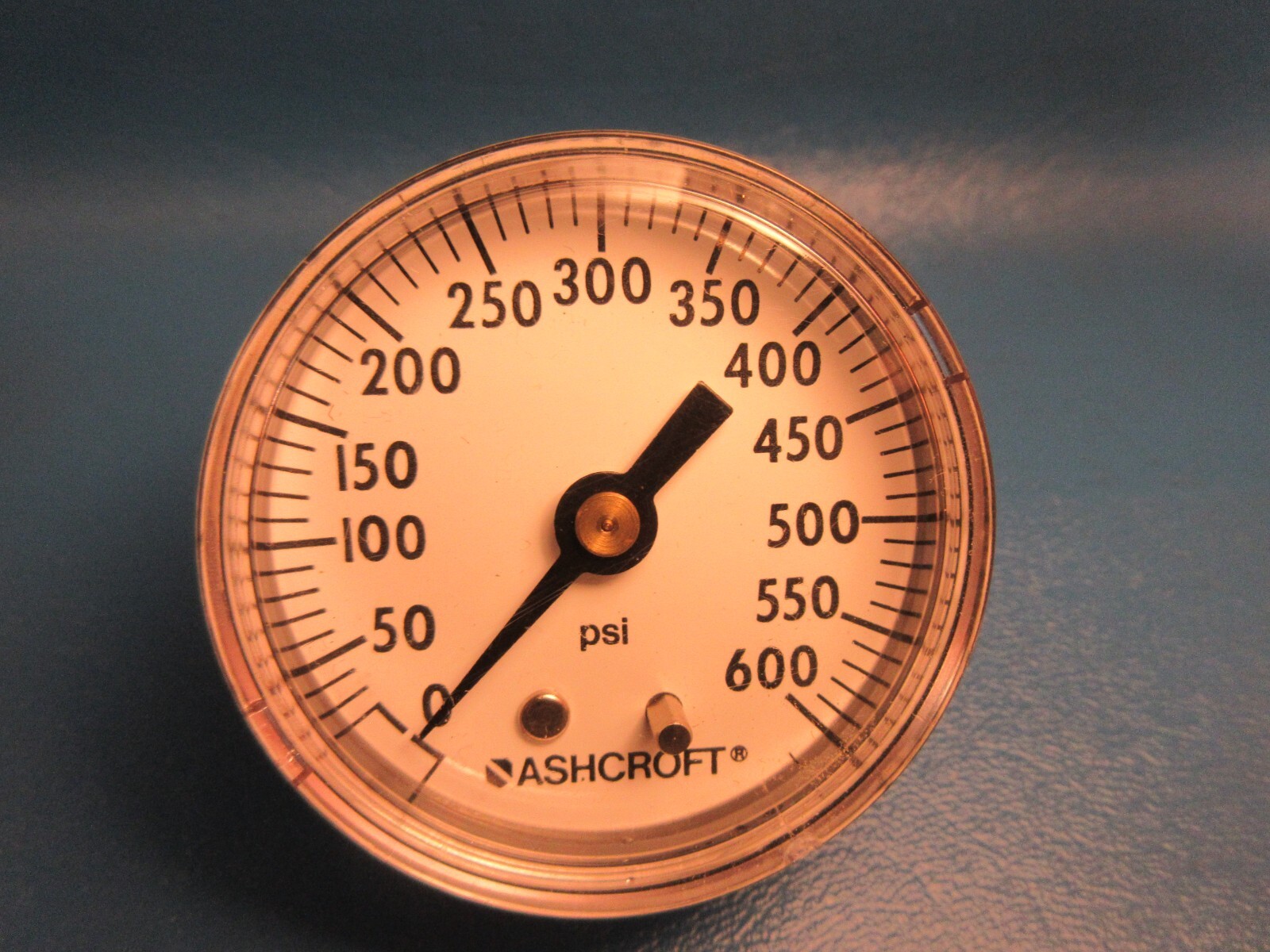 Ashcroft 20W1005H 02B 600, 2″ Pressure Gauge, 0-600 PSI, 1/4 NPT Back Mount