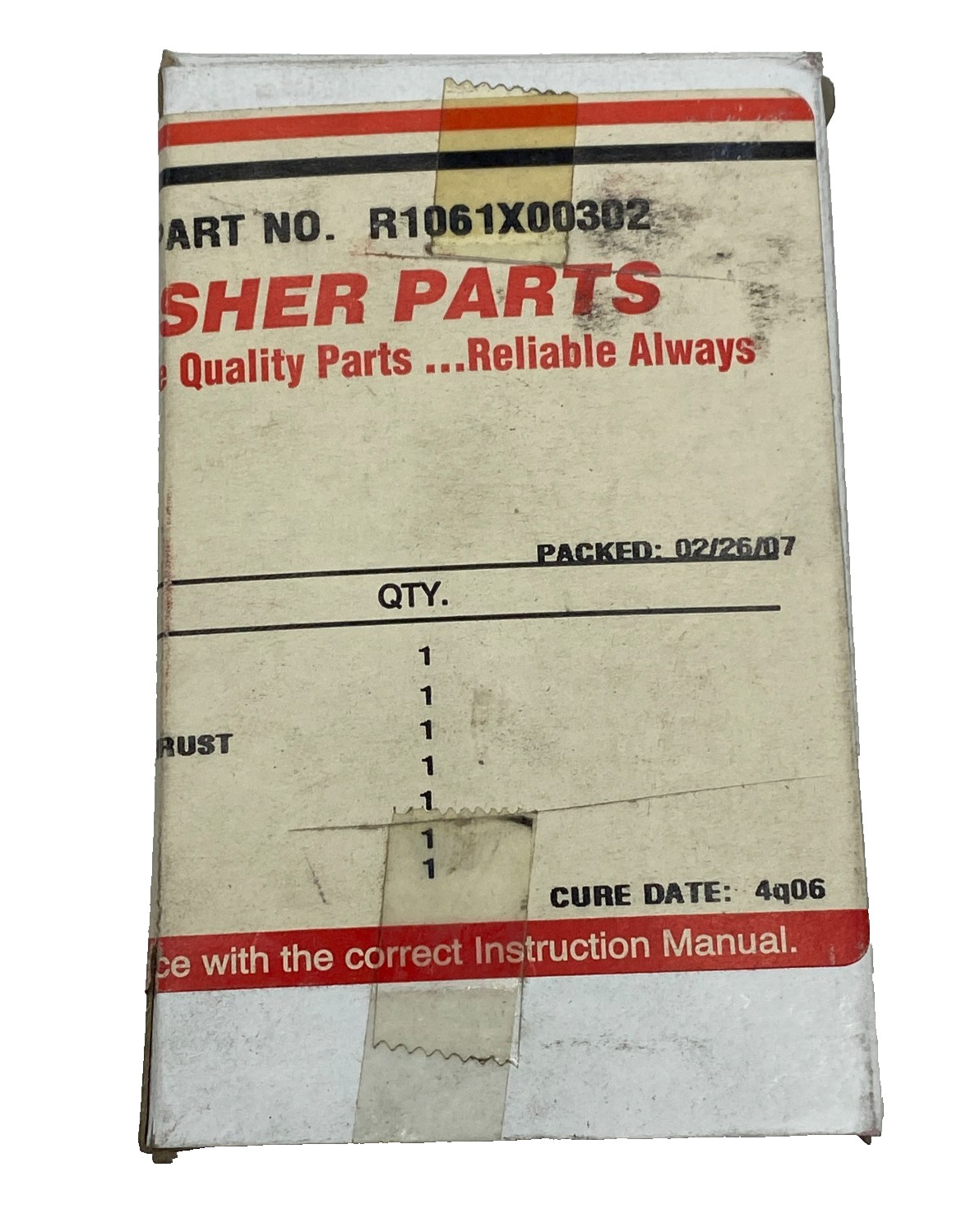 FISHER PARTS R1061X00302 Rotary Actuator Repair Kit, O-Ring (6-PCS) 🎯