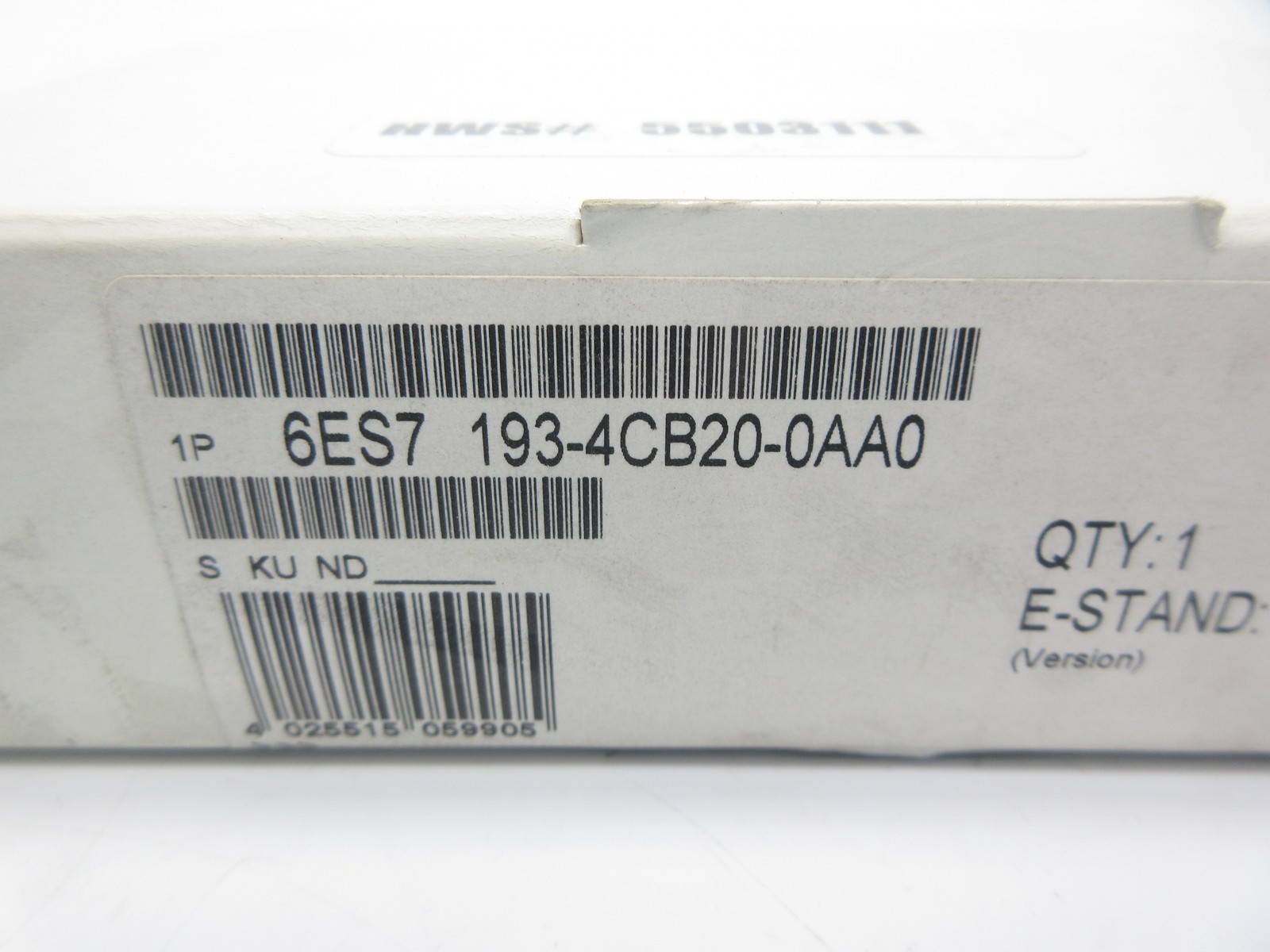 SIEMENS 6ES7 193-4CB20-0AA0 (PKG OF 5) NSMP