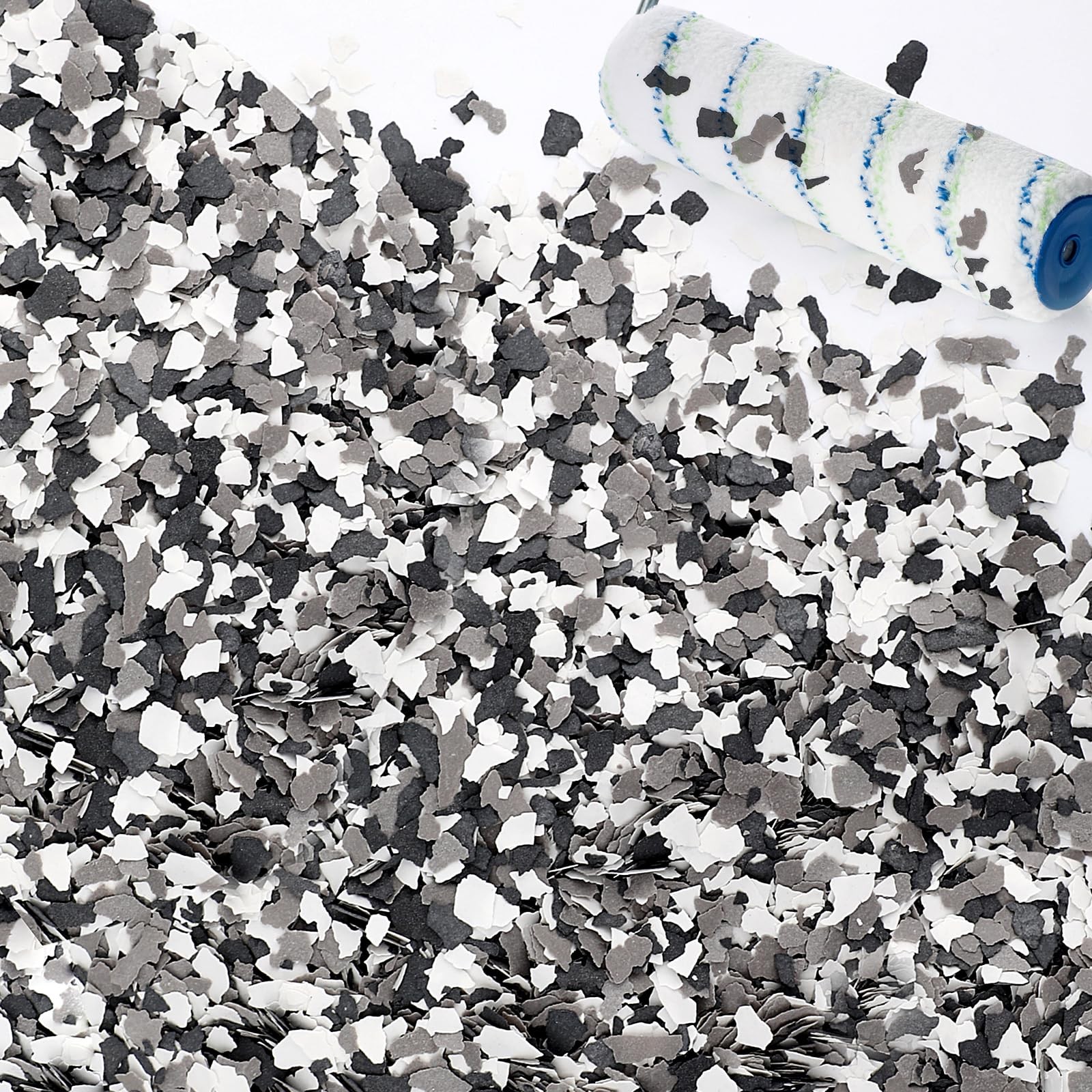 5600G 12.34Lb Blend Decorative Color Chips,Blend Paint Flakes Concrete Floor …