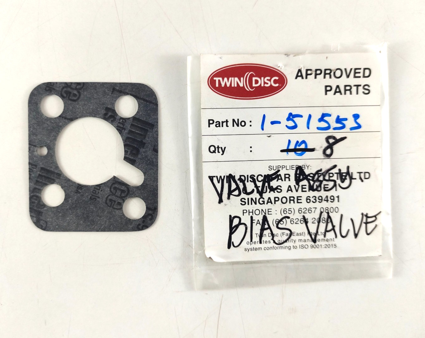 Packing P/N 1-51553 For Twin Disc ( Pack of 18 )