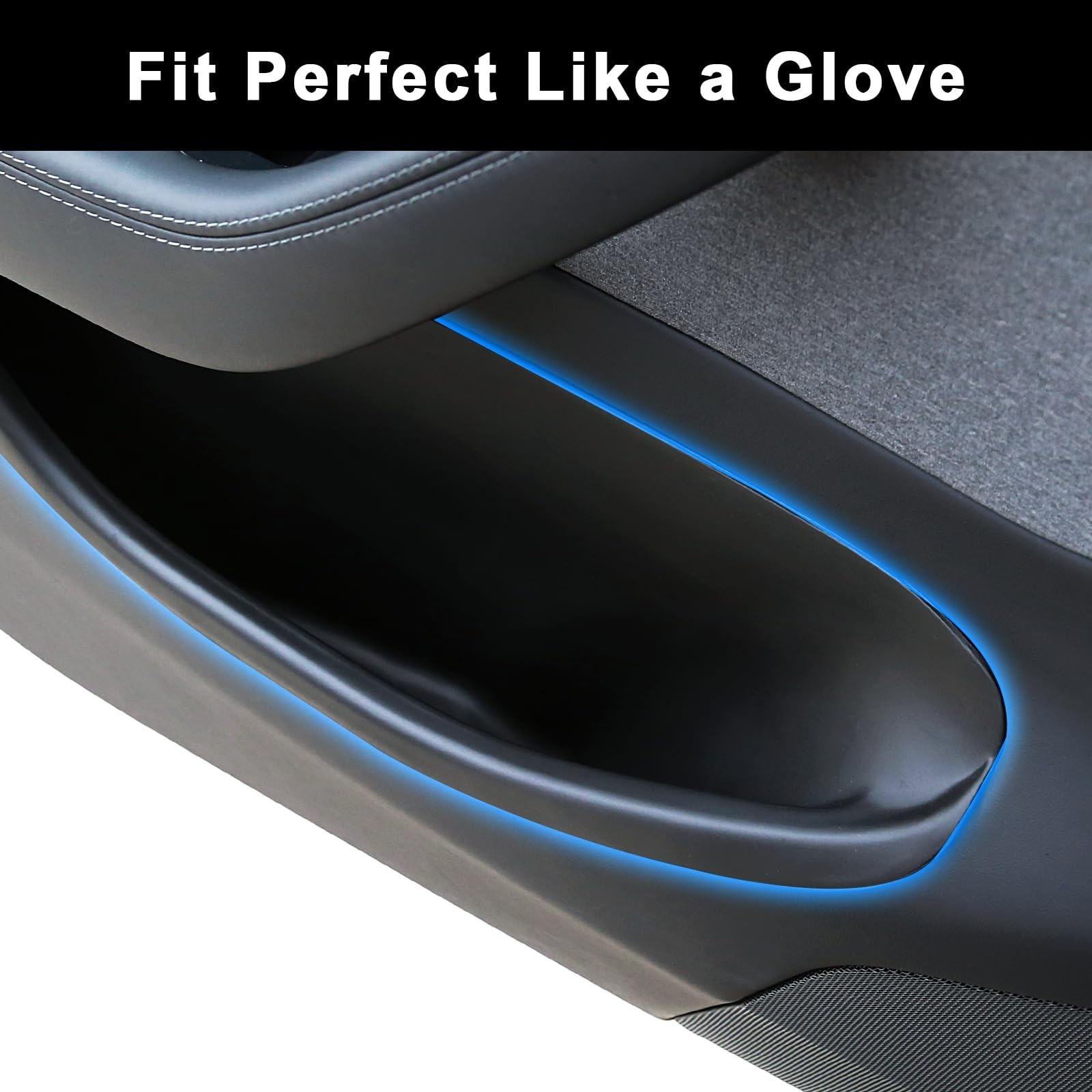 Door Side Organizer 4PCS Full-Cover for Tesla Model Y Juniper 2026, Custom Fi…