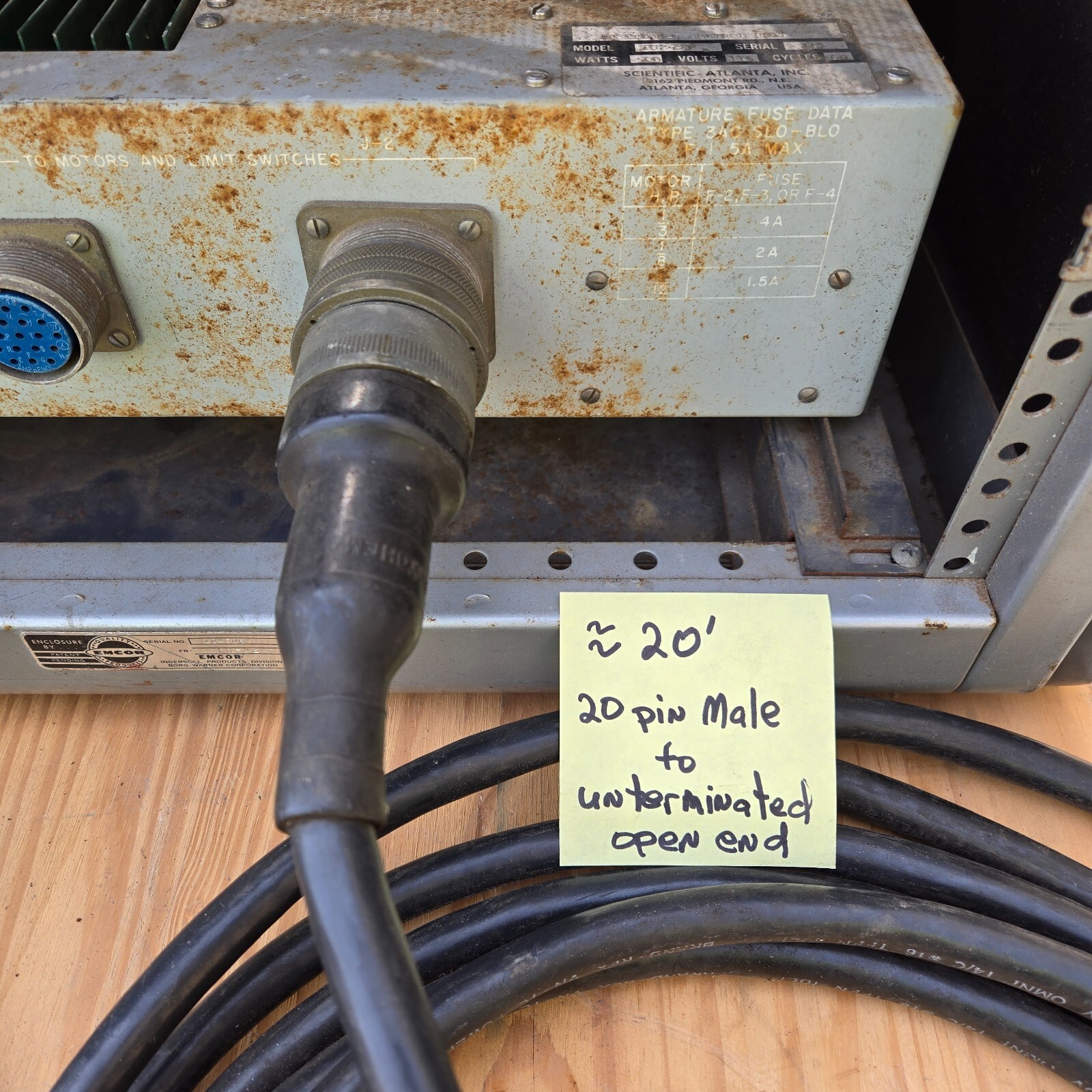 Used Scientific Atlanta Position Indicator Control PC-2 Model: PI3-1 w/ Cables