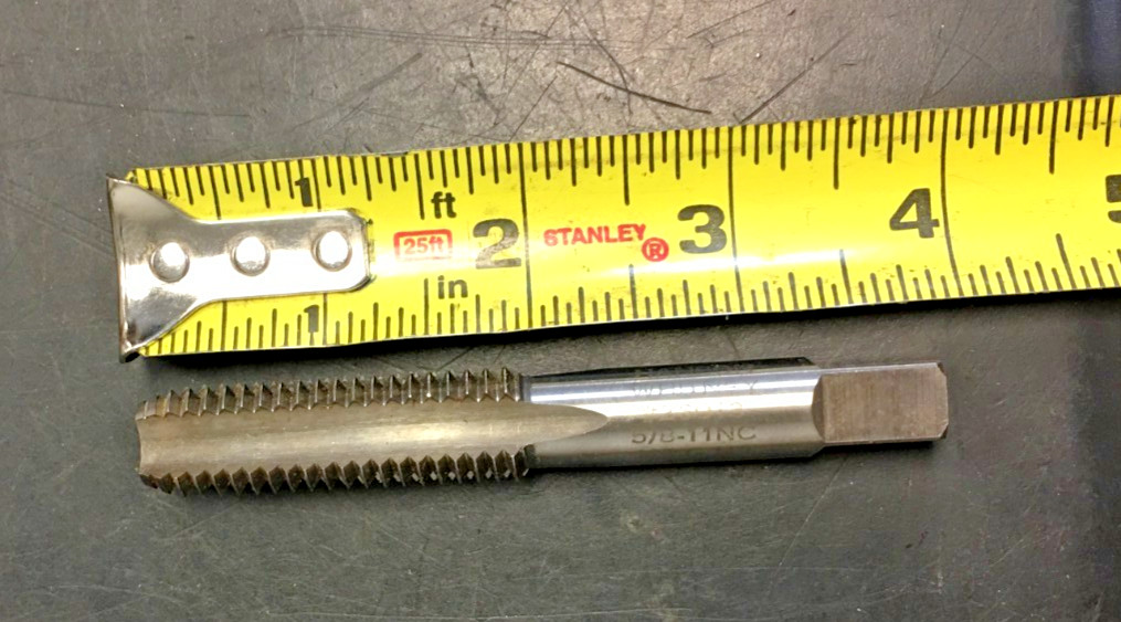 Hanson-Whitney #26013, High Speed, 5/8-11 NC, HS.G H3 Tap Flute