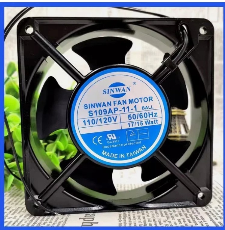 SINWAN S109AP-11-1 12038 110/120V 17/15W 12CM Cooling Fan
