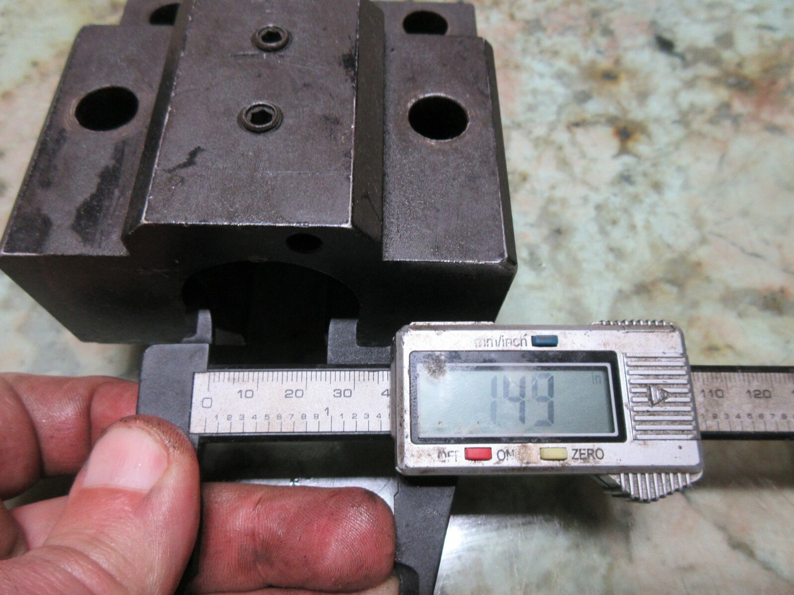 MORI SL-3H CNC LATHE TURRET TOOLING TOOL HOLDER BLOCK 1.5″ INCH