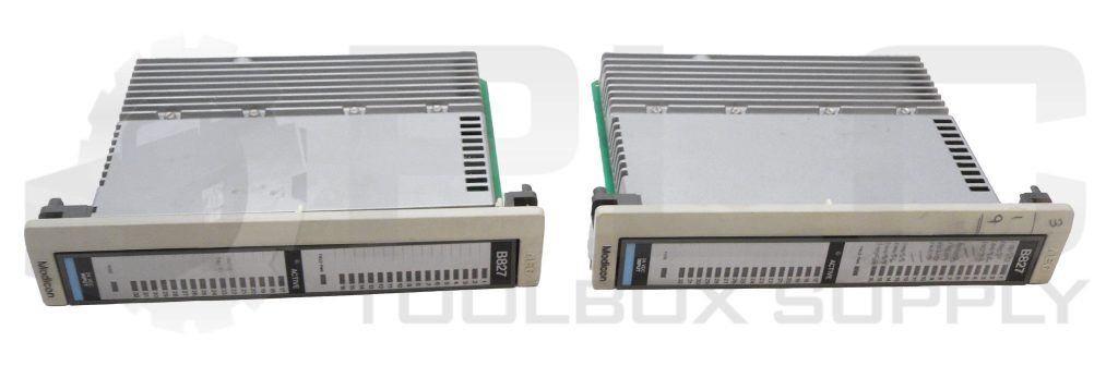 LOT OF 2 SCHNEIDER AUTOMATION MODICON AS-B827-032 DISCRETE INPUT MODULE