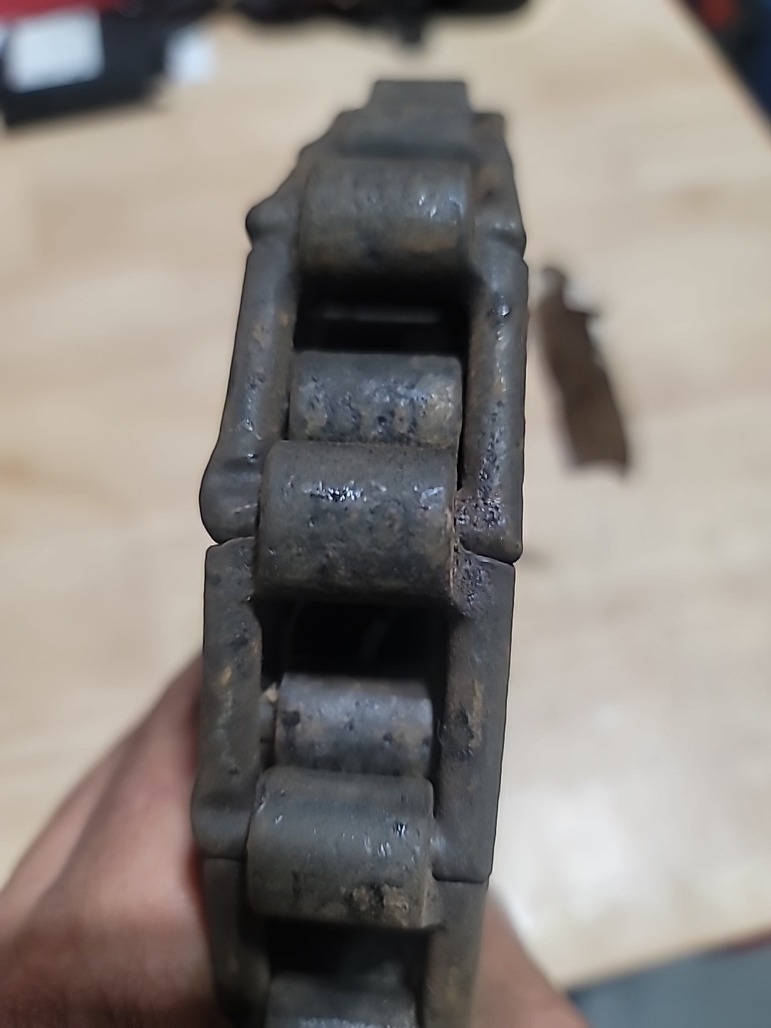 No 50 Detachable Cast Iron Chain 10′ Flat Link Vintage Farm Implement Cm50 IHC