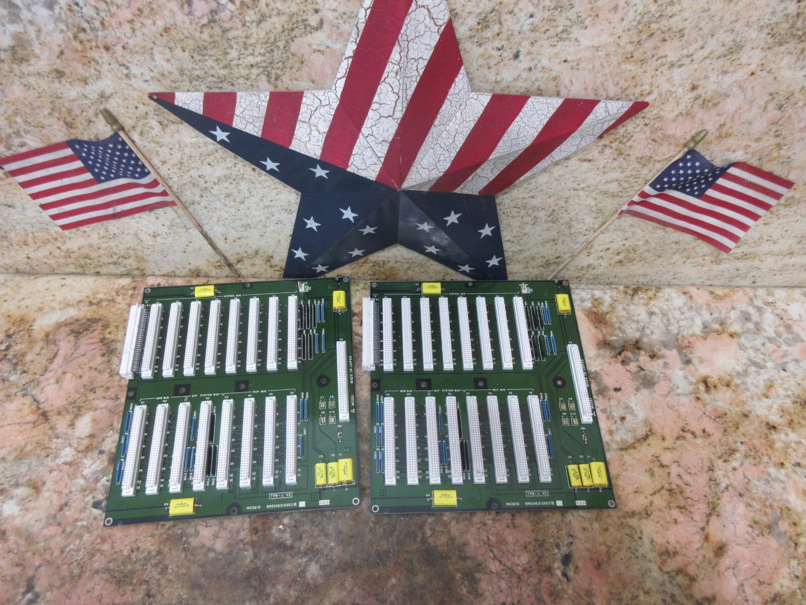 MITSUBISHI CIRCUIT BOARD MC02ID BN634E212G53 TPB-J.VO LOT OF 2 PIECES