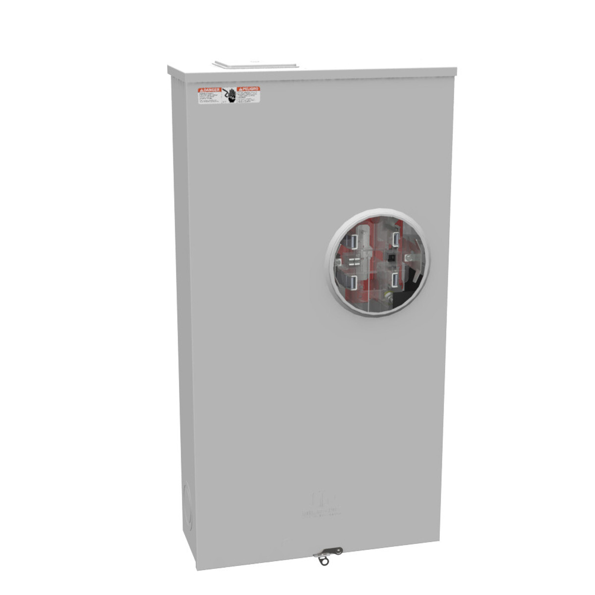 Milbank 320A 1-Phase Meter Socket Ringless Lever 4 Term OH UG 600V